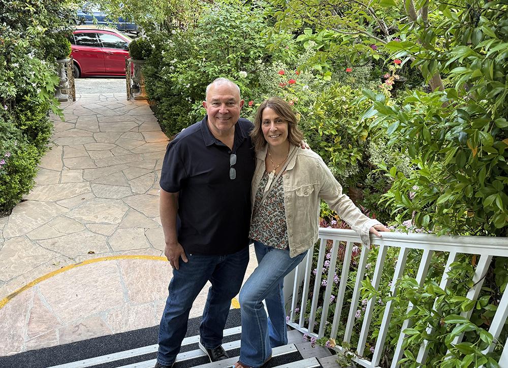 Jeff and Jan in Sonoma